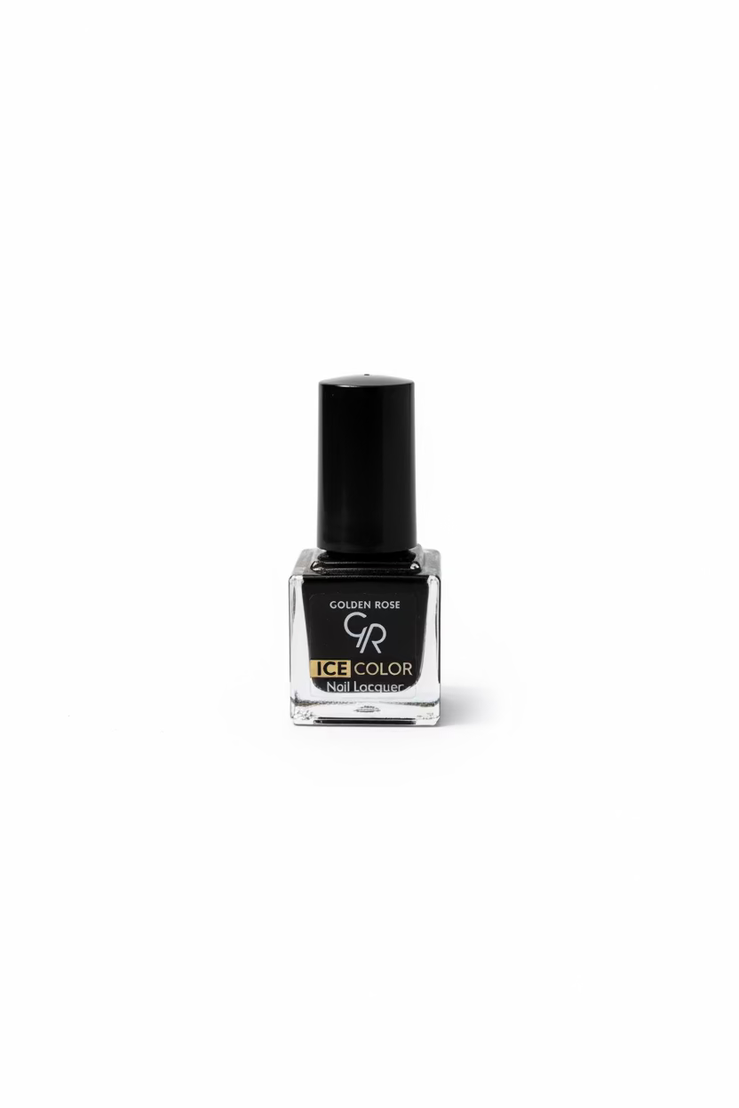 Golden Rose Ice Color Neglelak - Black